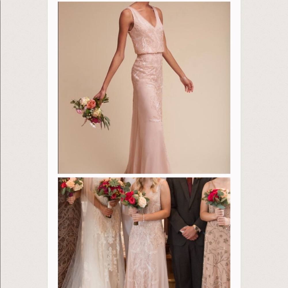 Adrianne Papell bridesmaid gown